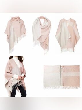 SOIA & KYO Oversized Wrap / Scarf / Scarfigan - Soft & Cozy